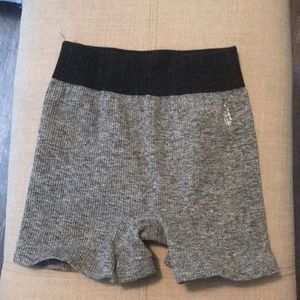 Free people movement grey biker shorts